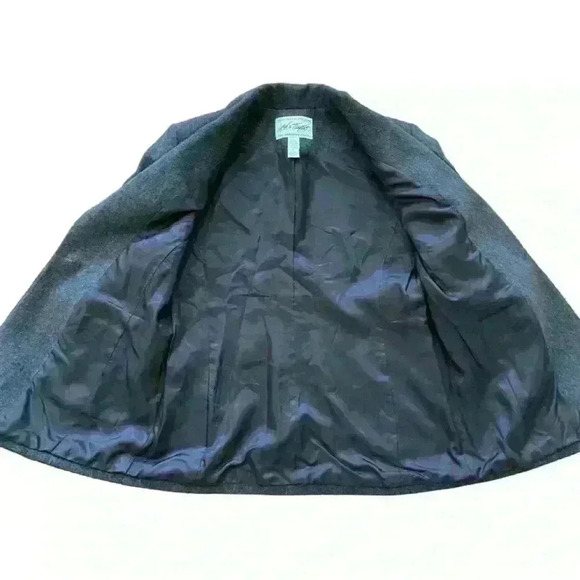 Vintage Lord & Taylor Womens Blazer Size 8P Grey Wool Cashmere Career interview - Picture 6 of 10